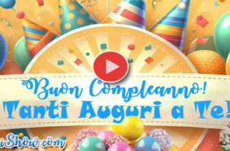 Cartolina Animata Auguri di Buon Compleanno